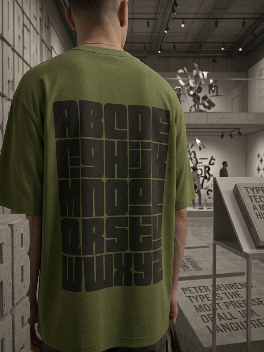 Modern Code Typography Tee