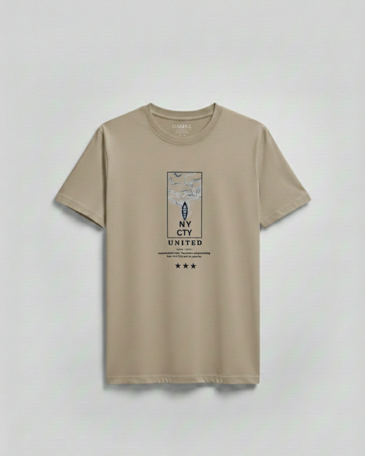 NY City United Premium Graphic Regular T-Shirt